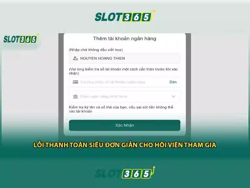 An toàn và đáng tin cậy tại Slot365